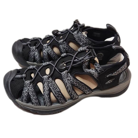 Keen Whisper Closed Toe Sandal | Women's size 9 | Black Steel Grey - Picture 1 of 10
